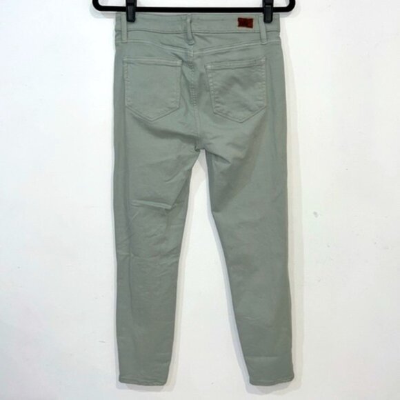 Paige Denim Light Green Verdugo Stretch Skinny Ankle Jeans size 28 - Picture 5 of 13